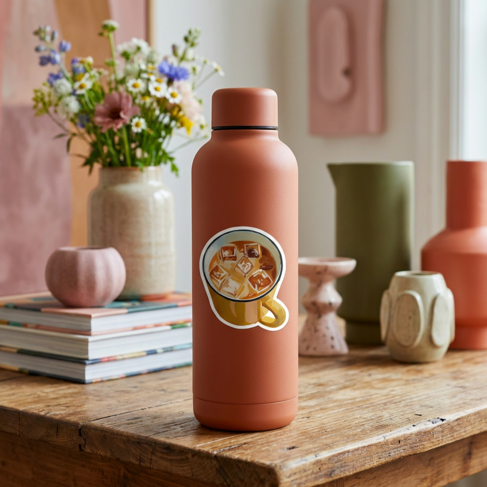 Adesivo Iced Coffee - detalhe