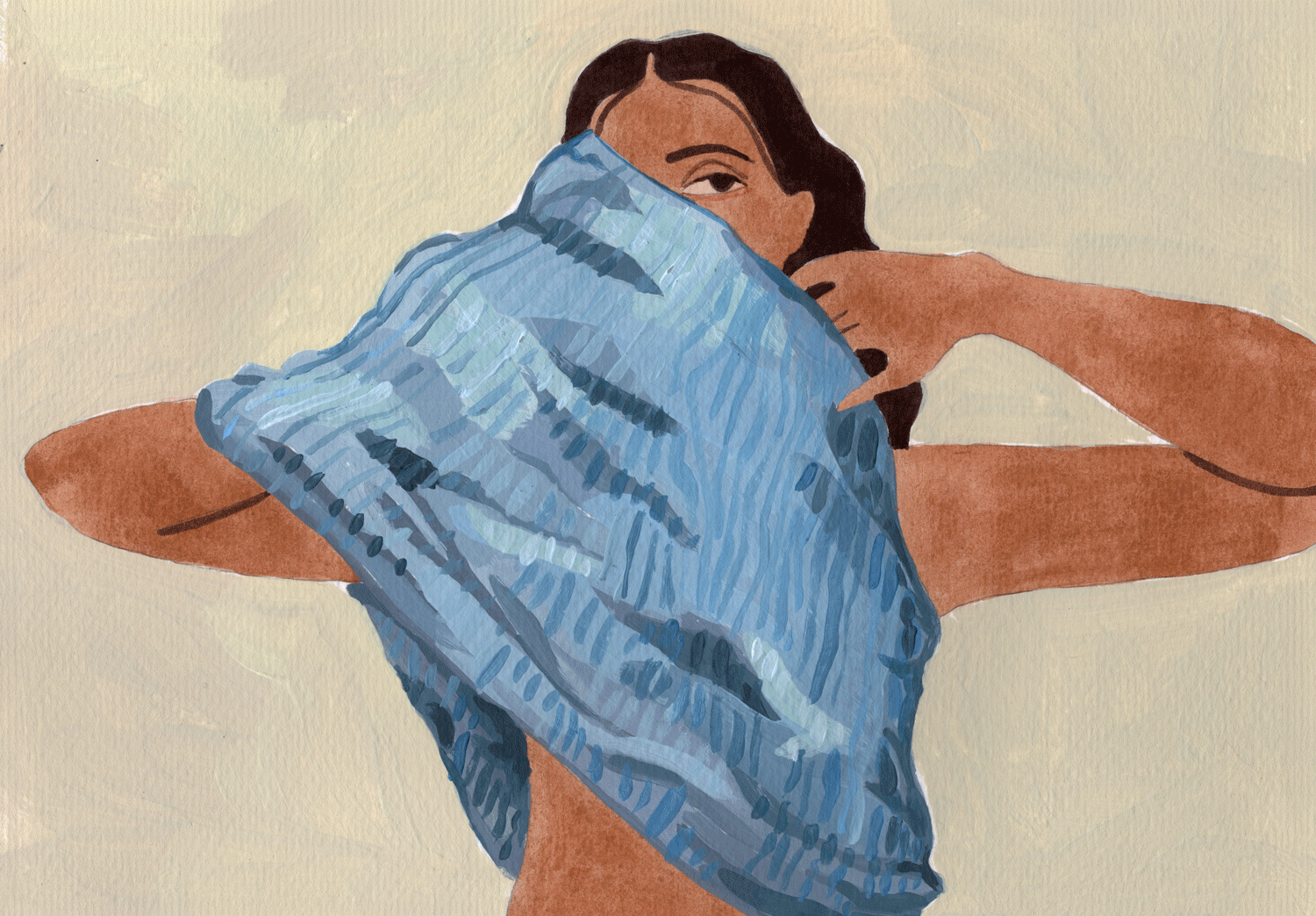 Blusa Azul — Original