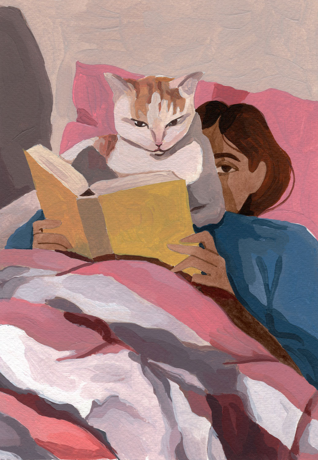 Gato e Livro